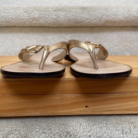 lilly pulitzer leather thong sandals / flip flops - Picture 4 of 12